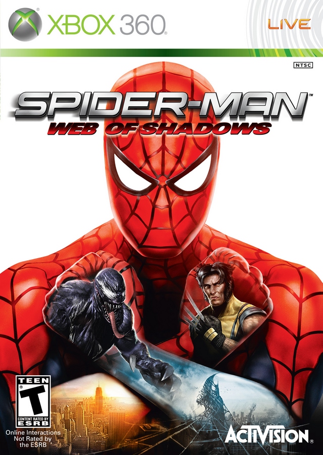 Caratula de Spider-Man: Web Of Shadows para Xbox 360