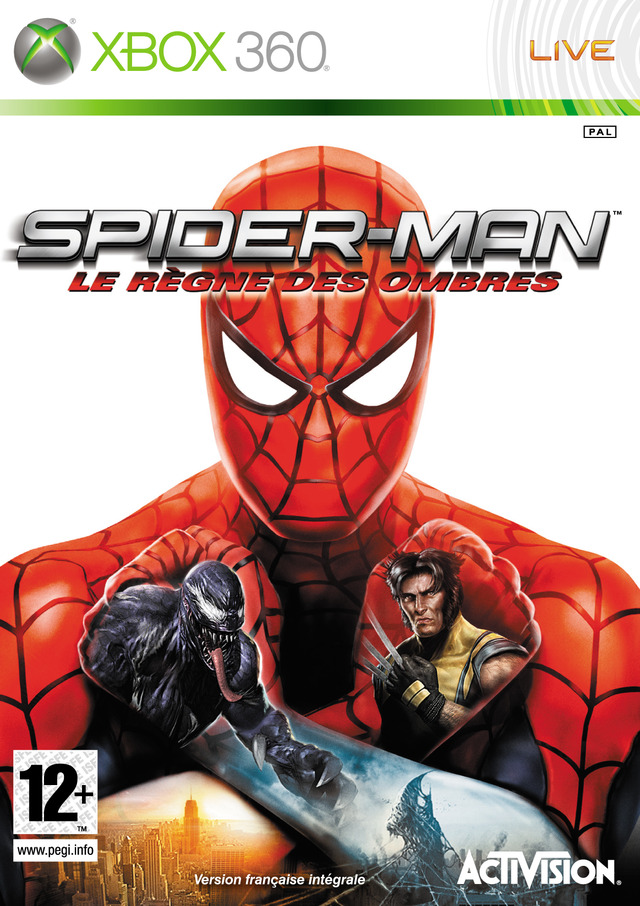 Caratula de Spider-Man: Web Of Shadows para Xbox 360