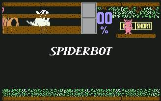 Pantallazo de Spiderbot para Commodore 64