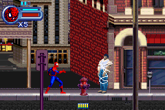 Pantallazo de Spiderman - Mysterio's Menace (Japonés) para Game Boy Advance