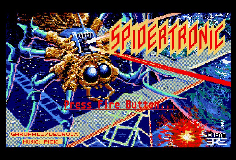 Pantallazo de Spidertronic para Amiga