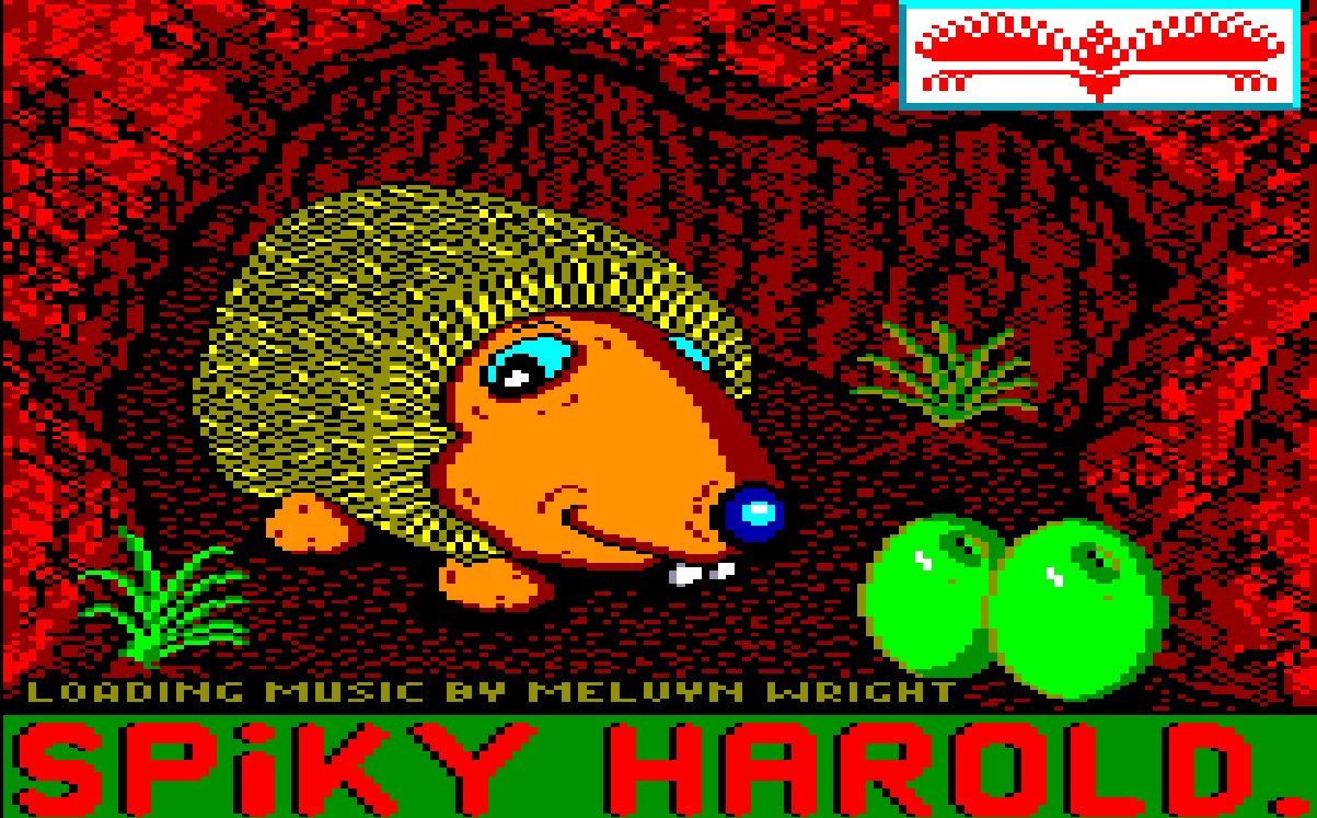 Pantallazo de Spiky Harold para Amstrad CPC