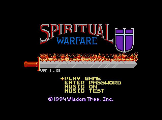 Pantallazo de Spiritual Warfare para Sega Megadrive