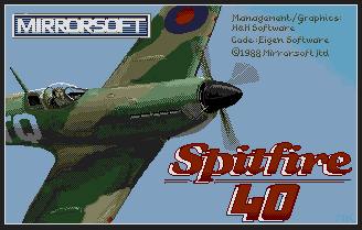Pantallazo de Spitfire 40 para Atari ST