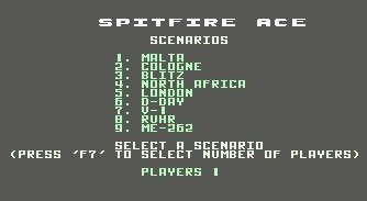 Pantallazo de Spitfire Ace para Commodore 64