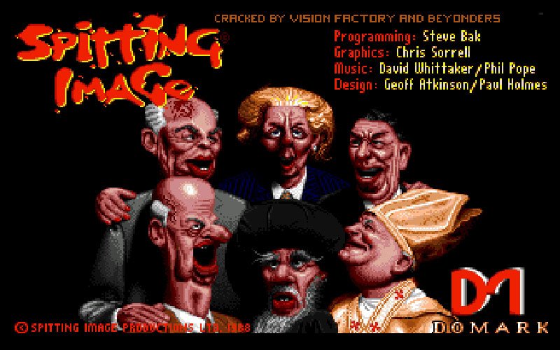 Pantallazo de Spitting Image: The Computer Game para Amiga