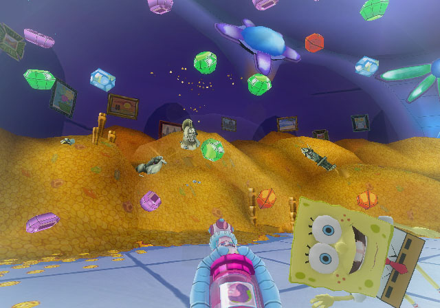Pantallazo de SpongeBob: Atlantis Squarepantis para Wii