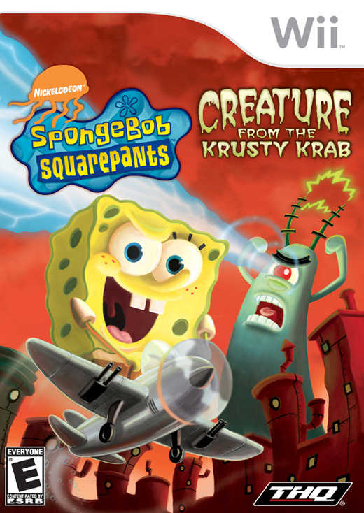 Caratula de SpongeBob SquarePants: Creature from the Krusty Krab para Wii