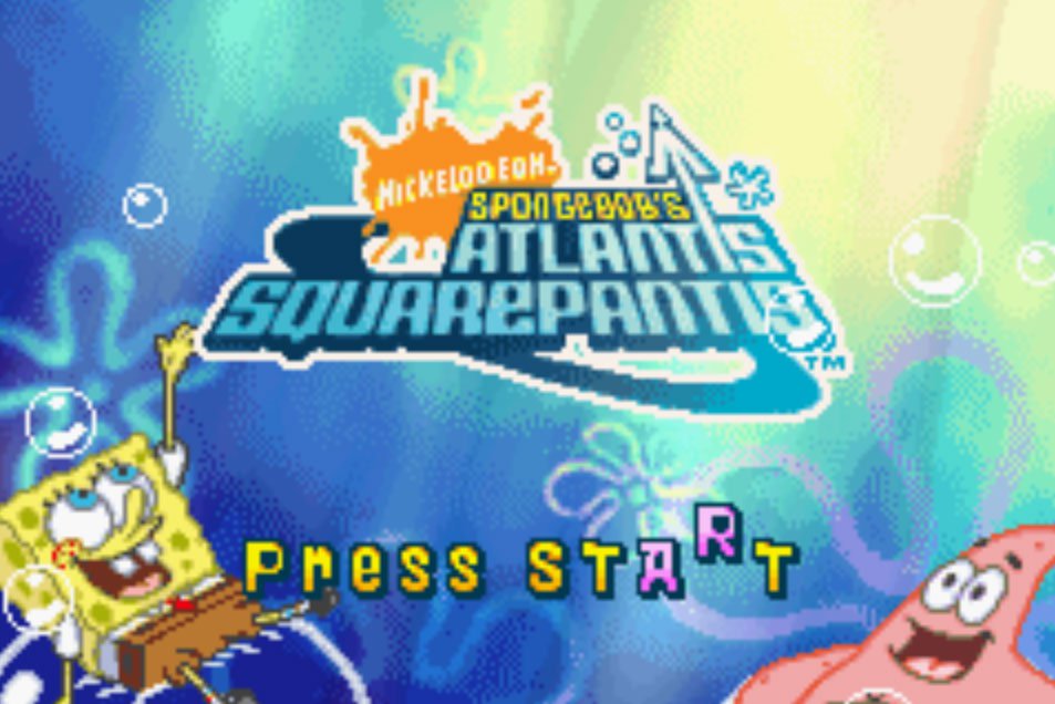 Pantallazo de SpongeBob's Atlantis SquarePantis para Game Boy Advance