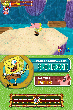 Pantallazo de SpongeBob's Atlantis SquarePantis para Nintendo DS