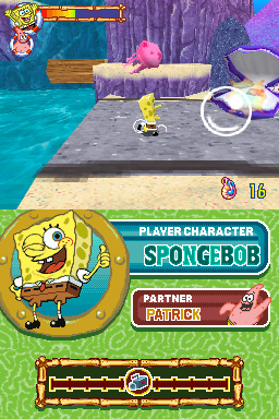 Pantallazo de SpongeBob's Atlantis SquarePantis para Nintendo DS
