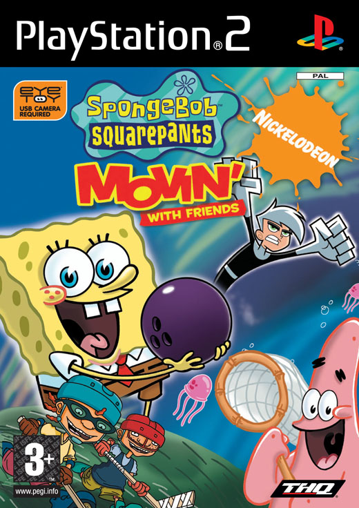 Caratula de Spongebob Squarepants Movin' with Friends para PlayStation 2