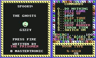Pantallazo de Spooks para Commodore 64