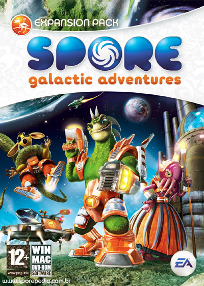 Caratula de Spore Galactic Adventures para PC