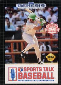 Caratula de Sports Talk Baseball para Sega Megadrive