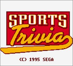 Pantallazo de Sports Trivia: Championship Edition para Gamegear
