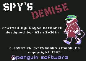 Pantallazo de Spy´s Demise para Commodore 64