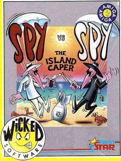 Caratula de Spy vs. Spy: The Island Caper para Amiga