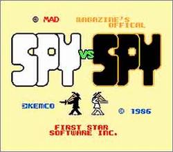Pantallazo de Spy vs. Spy para Nintendo (NES)