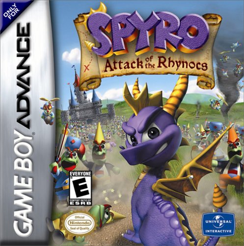 Caratula de Spyro: Attack of the Rhynocs para Game Boy Advance