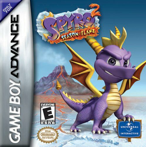 Caratula de Spyro 2: Season of Flame para Game Boy Advance
