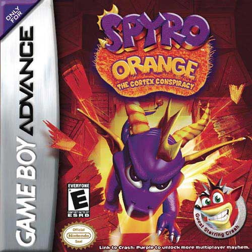 Caratula de Spyro Orange: The Cortex Conspiracy para Game Boy Advance