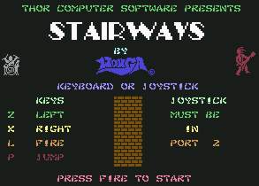 Pantallazo de Stairways para Commodore 64