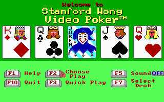 Pantallazo de Stanford Wong Video Poker para PC
