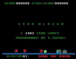 Pantallazo de Star Blazer para MSX