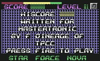 Pantallazo de Star Force Nova para Commodore 64