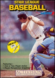 Caratula de Star League Baseball para Commodore 64