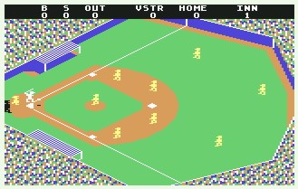 Pantallazo de Star League Baseball para Commodore 64