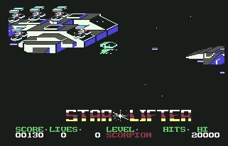Pantallazo de Star Lifter para Commodore 64