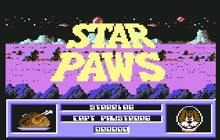 Pantallazo de Star Paws para Commodore 64