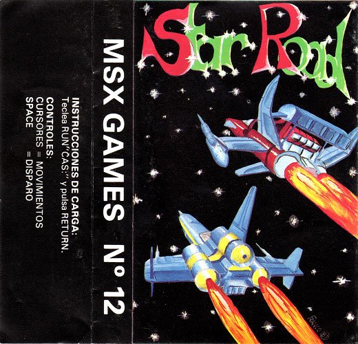 Caratula de Star Road para MSX
