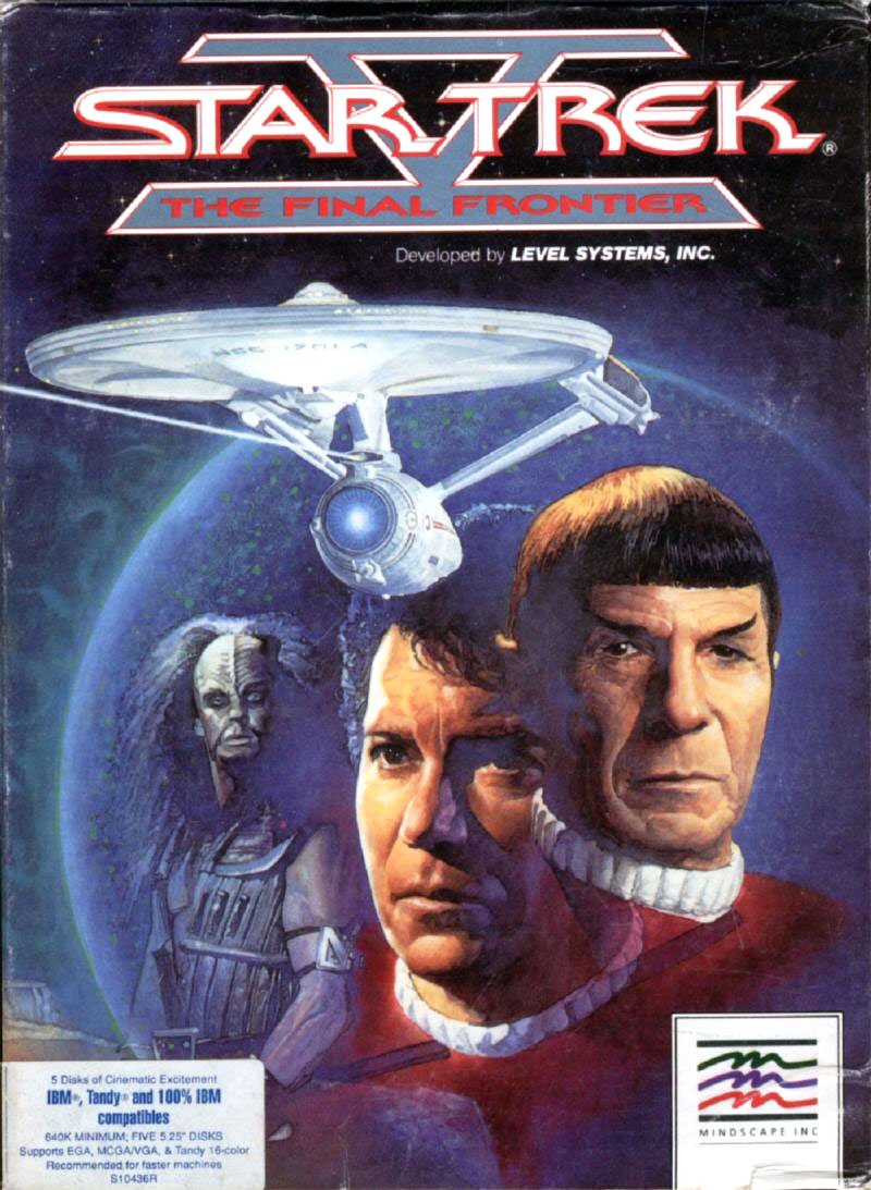 Caratula de Star Trek V: The Final Frontier para PC