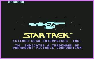 Pantallazo de Star Trek para Commodore 64