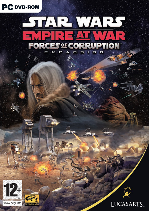 Caratula de Star Wars: Empire at War - Forces of Corruption para PC