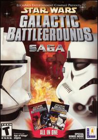 Caratula de Star Wars: Galactic Battlegrounds Saga para PC