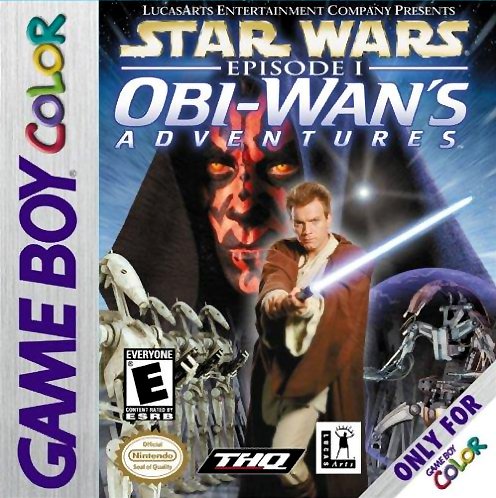 Caratula de Star Wars Episode 1 - Obi-Wan's Adventures para Game Boy Color