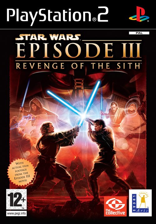 Caratula de Star Wars Episodio 3: La Venganza de los Sith para PlayStation 2