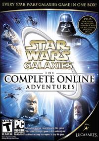 Caratula de Star Wars Galaxies: The Complete Online Adventures para PC