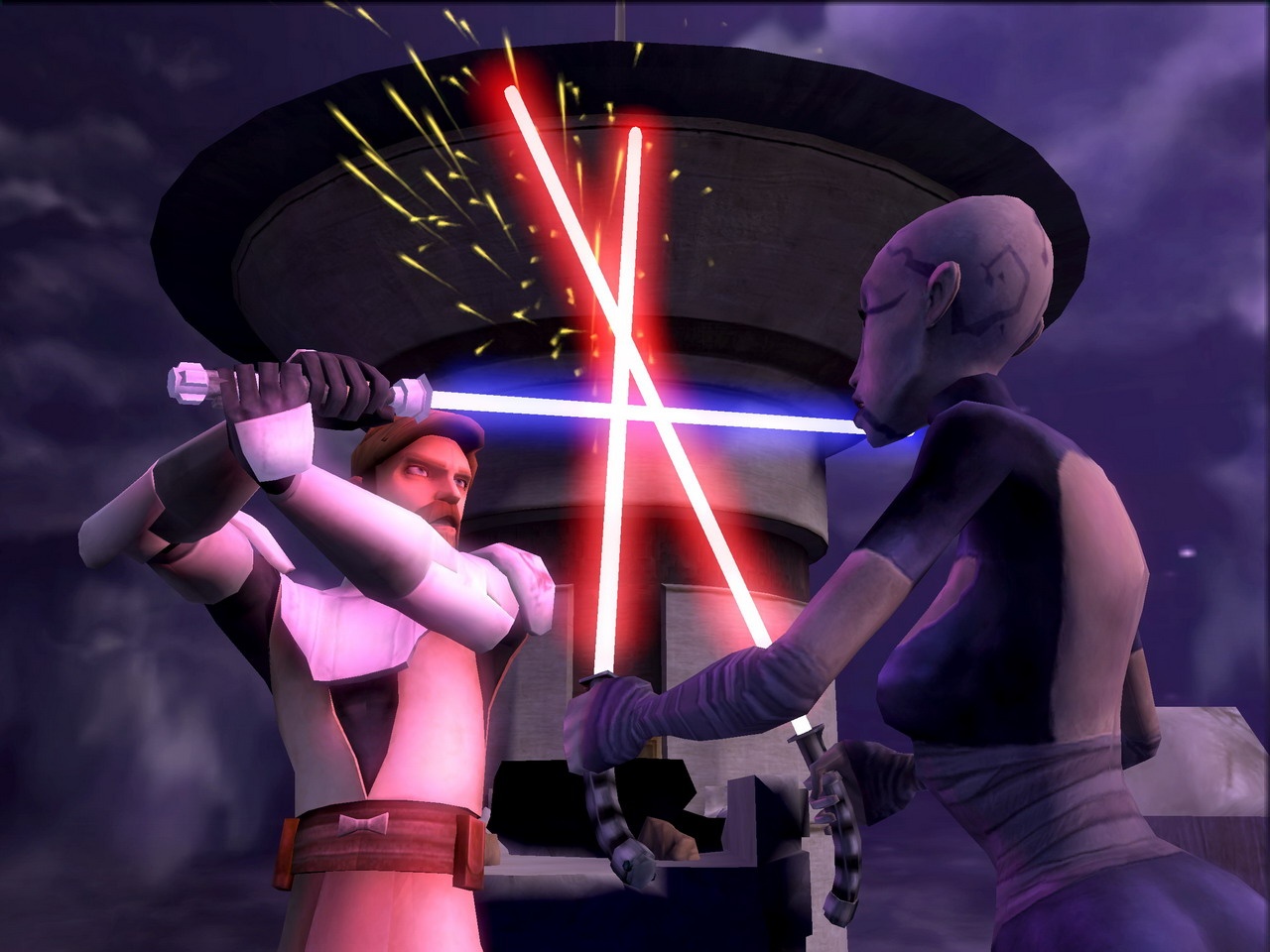 Pantallazo de Star Wars The Clone Wars: Duelo de Sables de Luz para Wii