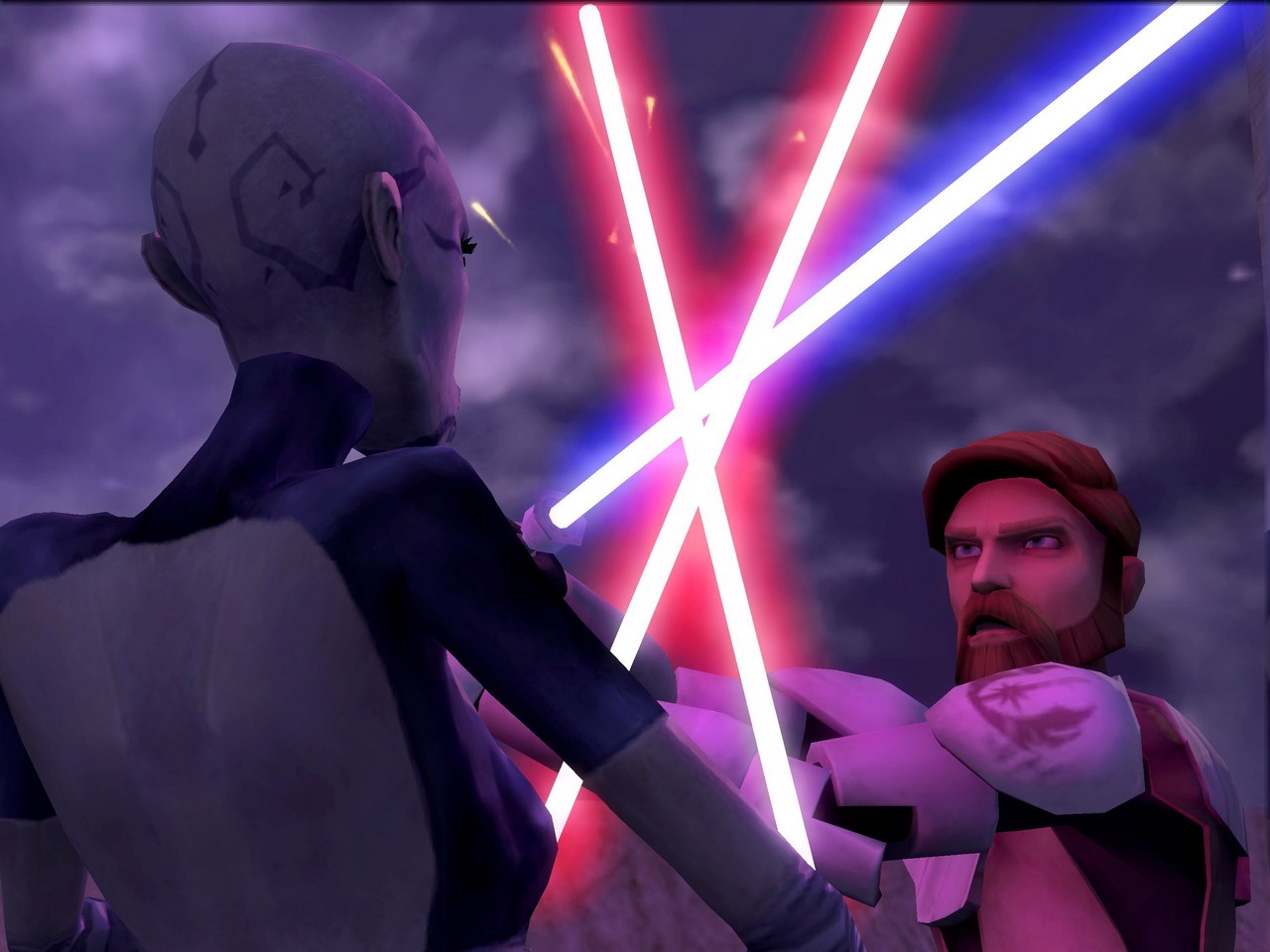 Pantallazo de Star Wars The Clone Wars: Duelo de Sables de Luz para Wii