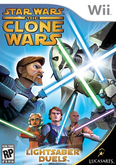 Caratula de Star Wars The Clone Wars: Duelo de Sables de Luz para Wii