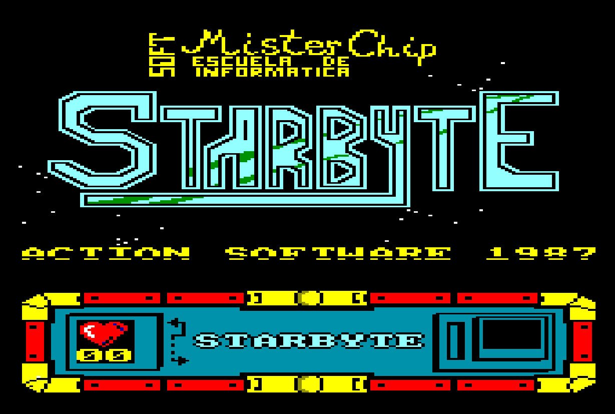 Pantallazo de Starbyte para Amstrad CPC