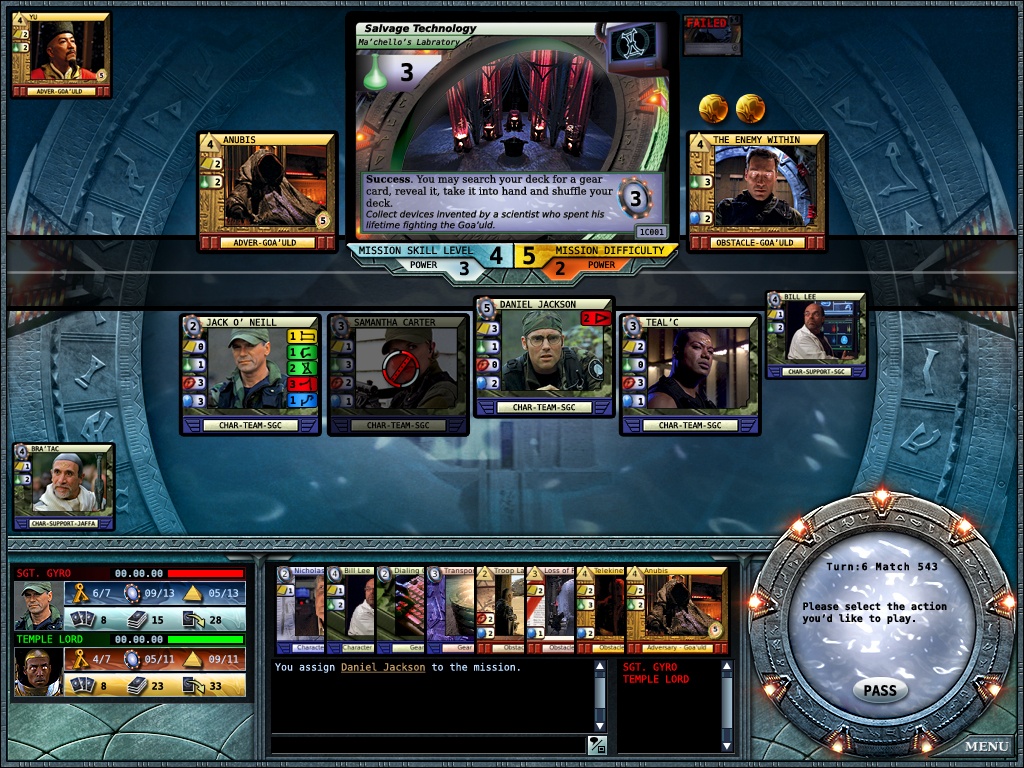 Pantallazo de Stargate Online Trading Card Game para PC