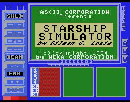 Pantallazo de Starship Simulator para MSX
