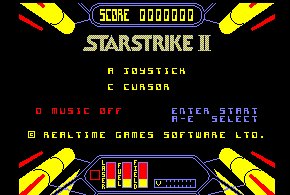 Pantallazo de Starstrike 2 para Amstrad CPC