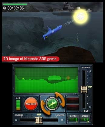 Pantallazo de Steel Diver para Nintendo 3DS